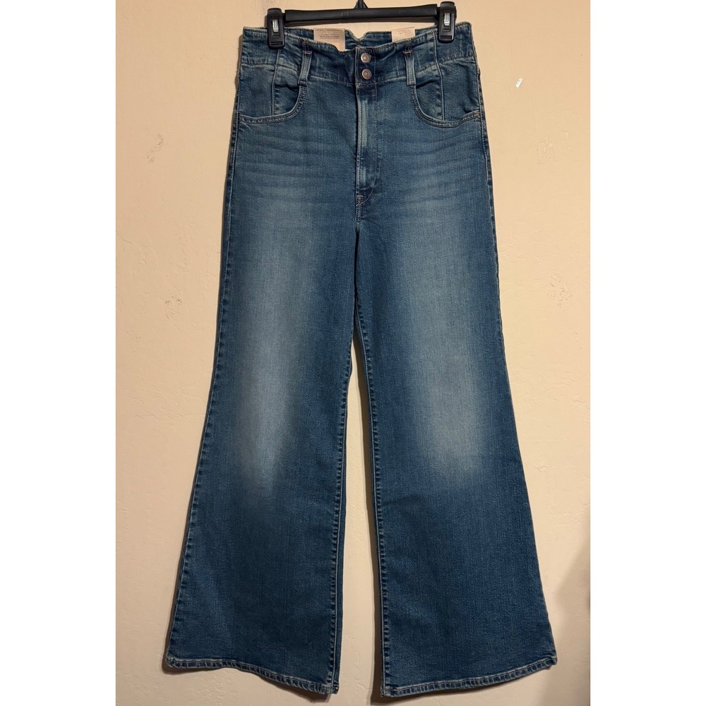 Levi's Ribcage Bell Jeans 29 (30x32) High‎ Rise Wide Leg Blue Denim NEW